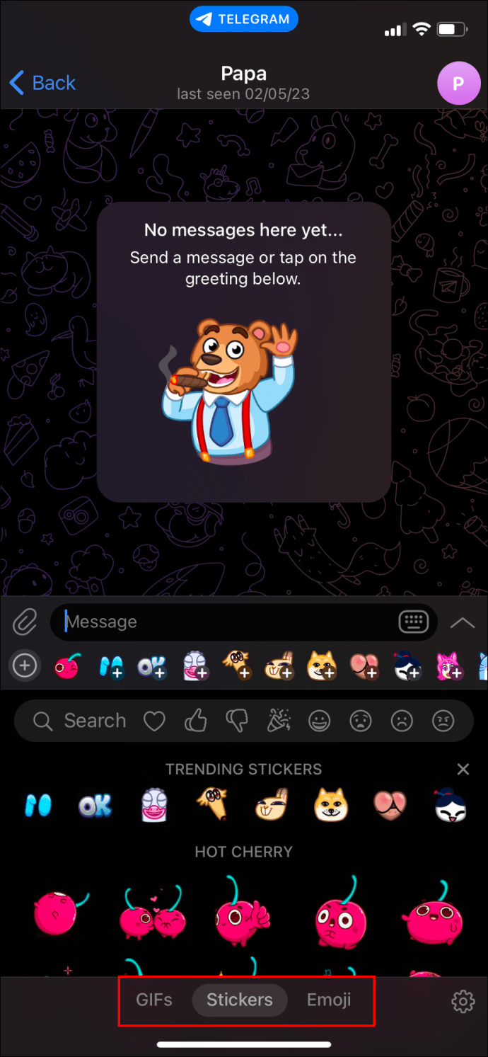 How to Use Stickers in Telegram app