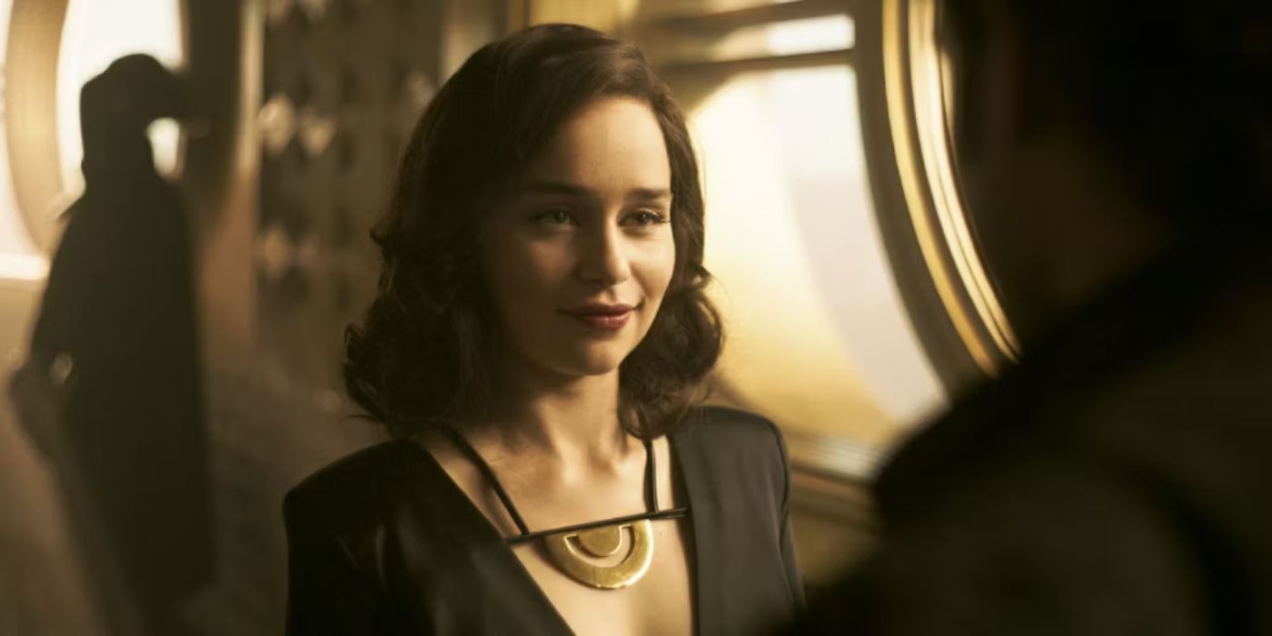 Emilia Clarke as Qi'ra in 'Solo: A Star Wars Story'