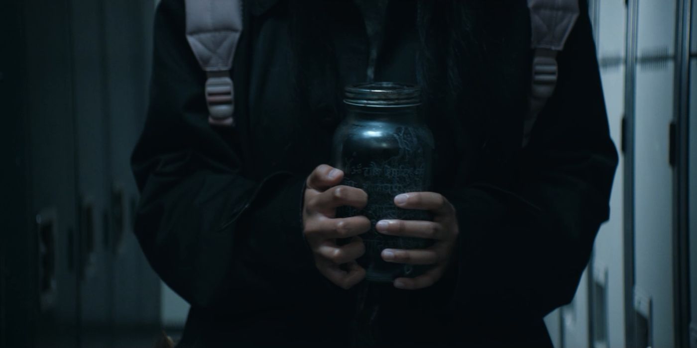 An urn from the film It Lives Inside 