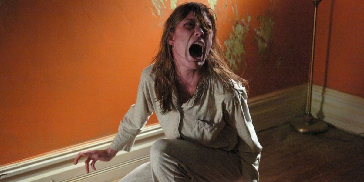 Emily Rose (Jennifer Carpenter) screaming in 'The Exorcism of Emily Rose'